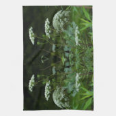 Koningin Anne's Lace Wildflower in de zomer Theedoek (Verticaal)