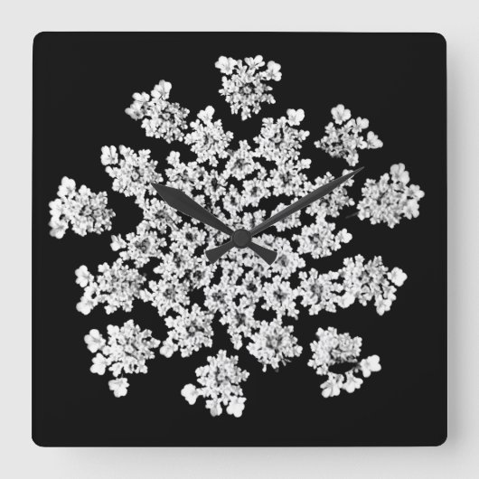 'Koningin Anne's Snowflake' wandklok (Voorkant)