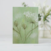 Koningin Ann's Waterverf Bedankkaart (Staand voorkant)