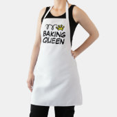 Koningin apron met een schattig prinseskroon schort (Insitu)