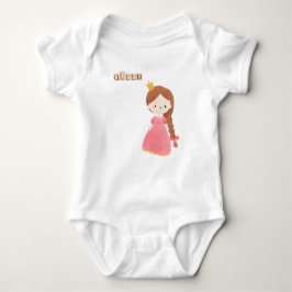 Koningin baby body romper