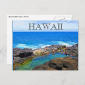 koningin badkauai briefkaart (Voorkant / Achterkant)