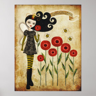 koningin beatrix canvas afdrukken poster