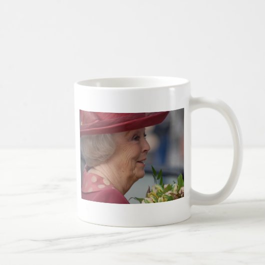 Koningin Beatrix van Nederland Koffiemok (Rechts)