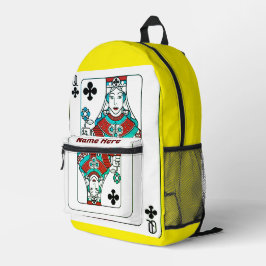 koningin bedrukte rugzak