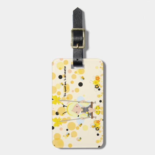 Koningin Bee, Bagagelabel (Voorkant verticaal)