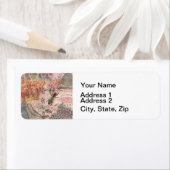 Koningin Bee Beauful Collage Etiket (Insitu)