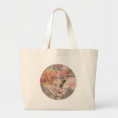Koningin Bee  Beauful Collage Grote Tote Bag (Voorkant)