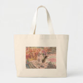 Koningin Bee  Beauful Collage Grote Tote Bag (Voorkant)