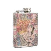 Koningin Bee  Beauful Collage Heupfles (Rechts)