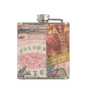 Koningin Bee  Beauful Collage Heupfles (Achterkant)