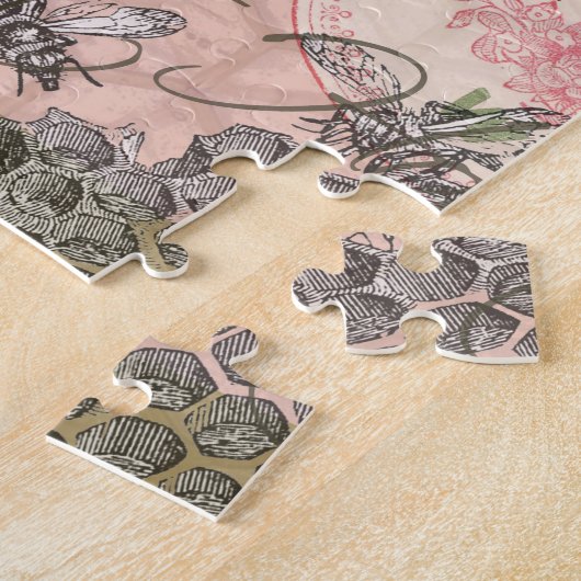 Koningin Bee  Beauful Collage Legpuzzel (Zijkant)