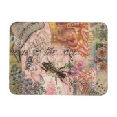 Koningin Bee  Beauful Collage Magneet (Horizontaal)