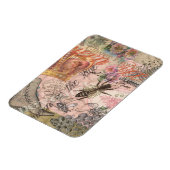 Koningin Bee  Beauful Collage Magneet (Linkerzijde)