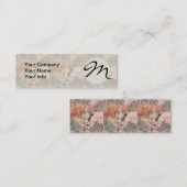 Koningin Bee  Beauful Collage Mini Visitekaartje (Voorkant / Achterkant)