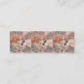 Koningin Bee  Beauful Collage Mini Visitekaartje (Achterkant)