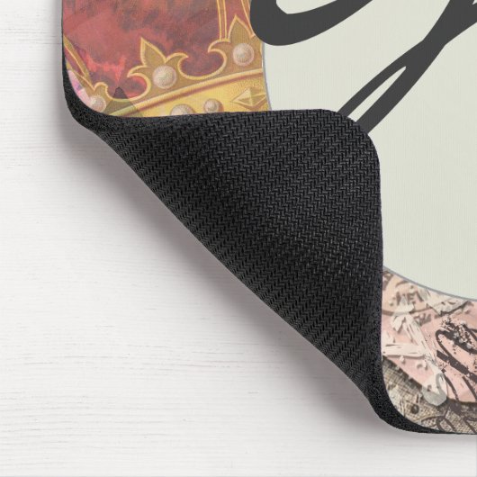 Koningin Bee  Beauful Collage Muismat (Hoek)