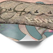 Koningin Bee  Beauful Collage Perfect Poster (Hoek)