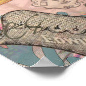 Koningin Bee  Beauful Collage Poster (Hoek)