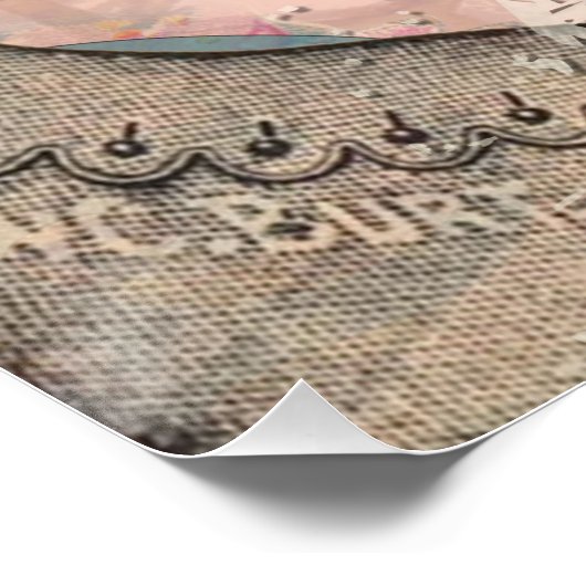 Koningin Bee Beauful Collage Poster (Hoek)