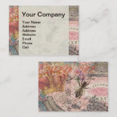 Koningin Bee  Beauful Collage Visitekaartje (Voorkant / Achterkant)