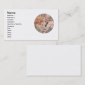 Koningin Bee  Beauful Collage Visitekaartje (Voorkant / Achterkant)