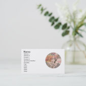 Koningin Bee  Beauful Collage Visitekaartje (Staand voorkant)