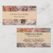 Koningin Bee  Beauful Collage Visitekaartje (Voorkant / Achterkant)