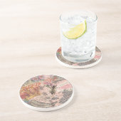 Koningin Bee  Beauful Collage Zandsteen Onderzetter (Zijkant)