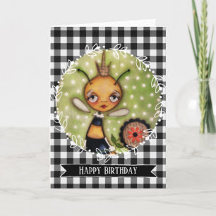 Koningin Bee - Birthday Kaart
