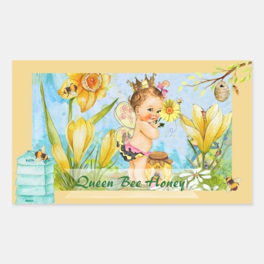 Koningin Bee Canning Label (Voorkant)