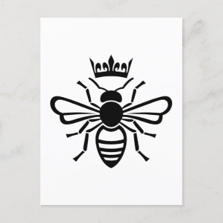 Koningin Bee Crown Briefkaart