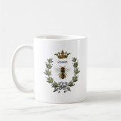 Koningin Bee Crown en Wreath Koffiemok (Links)
