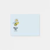 Koningin Bee Cute Bumble Bee met Kroon Post-it® Notes (Voorkant)