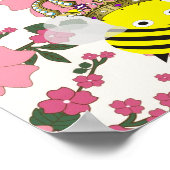 Koningin Bee Frameable Poster (Hoek)