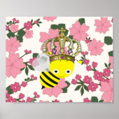Koningin Bee Frameable Poster (Voorkant)
