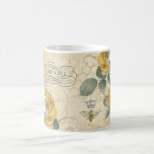 koningin Bee Golden Rozen Floral Koffiemok (Center)