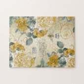  koningin Bee Golden Rozen Floral Legpuzzel (Horizontaal)