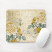 Koningin Bee Golden Yellow  Roos Royal Crown Muismat (Met muis)