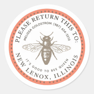 Koningin Bee Good om Koningin Bezit ID Mini Labels