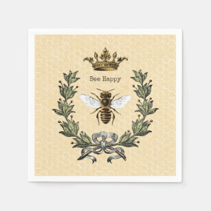 koningin Bee Happy Servet