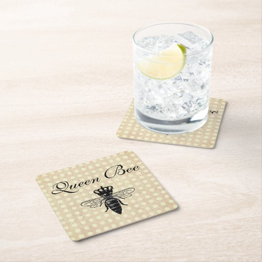  koningin Bee Kartonnen Onderzetters (Insitu)
