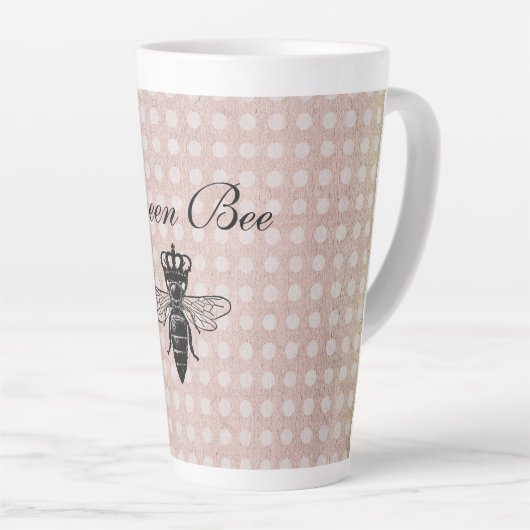 koningin Bee Latte Mok (Rechterhoek)