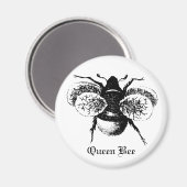  koningin Bee Magneet (Voorkant / Achterkant)