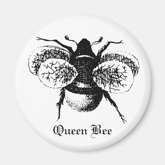  koningin Bee Magneet (Voorkant)