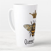 Koningin Bee met Fancy Kroonlatte Mok (Linkerhoek)