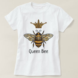 Koningin Bee met Fancy Kroonschotel T-shirt