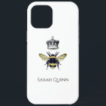 Koningin Bee met haar kroonartistieke illustratie  Case-Mate iPhone Case<br><div class="desc">Een onbuigzame x extreem hoesje koningin bijen en kroonwhimsical phone case. Bijen zijn een symbool van gemeenschap, helderheid en persoonlijke macht. Volg de bij om uw nieuwe bestemming te ontdekken. De oude Druïden zagen de bij als symbool voor de zon, de godin, de viering en de gemeenschap. Tijdens festivals werd...</div>