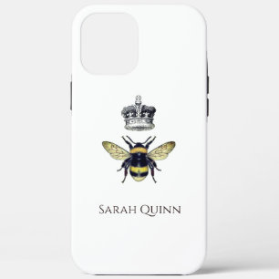 Koningin Bee met haar kroonartistieke illustratie  Case-Mate iPhone Case