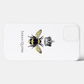 Koningin Bee met haar kroonartistieke illustratie  Case-Mate iPhone Case (Achterkant (horizontaal))